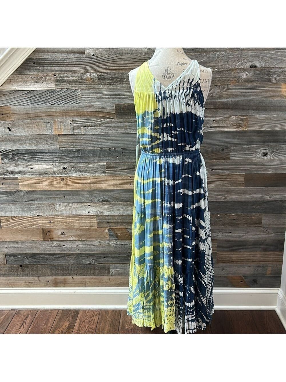 NWT Young Fabulous & Broke Tie Dye Sleeveless Maxi Dress Size S/M - Picture 5 of 10